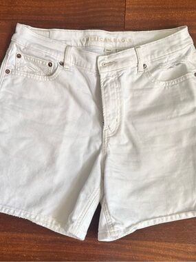American Eagle Outfitters White Denim Women's Shorts